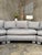 Custom Slate Upholstered Wedge Sectional Down Filling Nailhead Trim For Sale In San Francisco - Image 6 of 18
