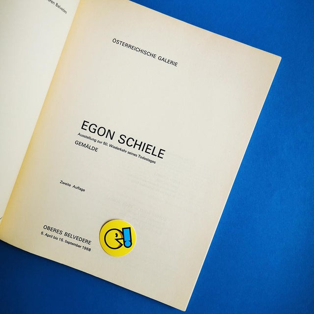 Great / Lovely Egon Schiele "Gemälde" (Works) art exhibition catalog / art album / art book from 1968 at The Historic...