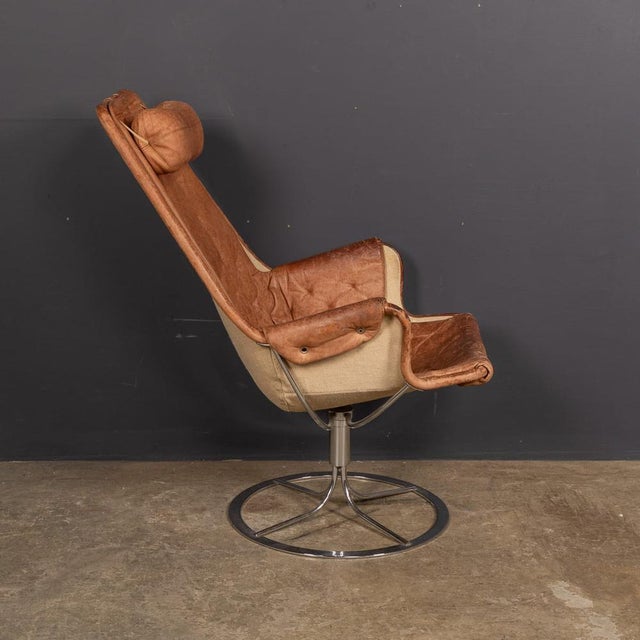 1960s Vintage Swedish Jetson Swivel Chair by Bruno Mathsson for Dux, 1960 For Sale - Image 5 of 18