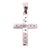 14 Karat White Gold Religious / Crucifix Pendant with Eleven Round Diamonds. 0.25 Total diamond weight 5.1 grams total...