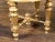 Pair of 19th Century French Giltwood Stools with Fluted Legs and Upholstery For Sale In Atlanta - Image 6 of 10