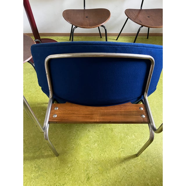 Mid-Century Modern Ottoman SF103 by Michel Mortier for Steiner, France, 1960 For Sale - Image 3 of 6