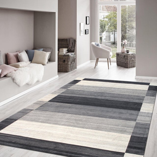Pasargad Home Gramercy Ivory Area Rug, 5' 0'' X 8' 0'' For Sale In New York - Image 6 of 6