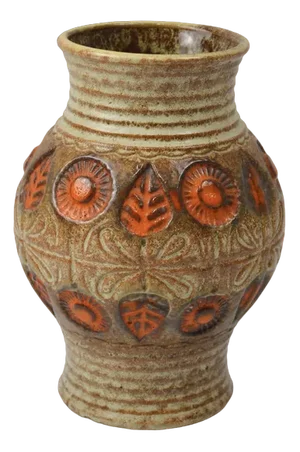Ceramic Vase attributed to Wekara, West-Germany, 1960s