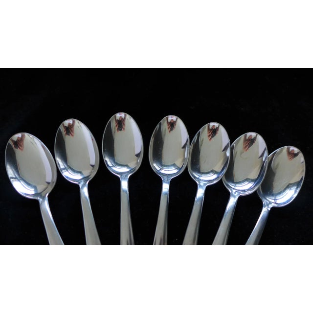 German Carl Mertens Stainless Steel Tablespoons - Set of 7 For Sale - Image 9 of 11