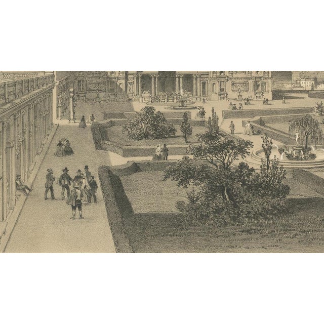 Villa Medici Rome, 1869, Paper For Sale - Image 6 of 10