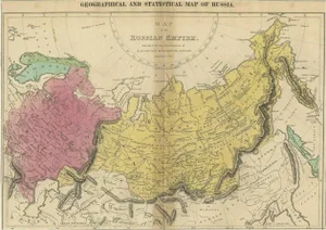 Map of the Russian Empire, 1820