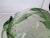 Vintage Murano Green Glass With Controlled Bubbles Free Form Bowl For Sale - Image 10 of 12