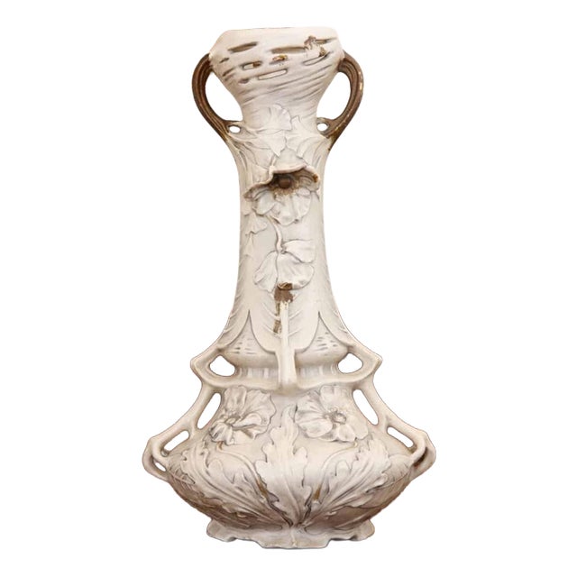 Art Nouveau Vases from Royal Dux, 1895, Set of 2 For Sale