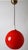 Red Glass Sun Ball Hanging Lamp, Germany, 1960s For Sale - Image 6 of 18