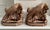 Beautiful pair of Rookwood art pottery raven bookends marked 1946. Their color is hard to define: not quite brown, not...