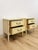Vintage Henry Link Bali Hai Coastal Hollywood Regency Cream Nightstands, 2 Pieces, Attributed For Sale - Image 12 of 13