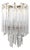 Brass and Murano Glass Wall Lamp by Venini by Novaresi For Sale