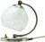 Metal Art Deco Bedside Lamp from Polam, 1950s For Sale - Image 7 of 9