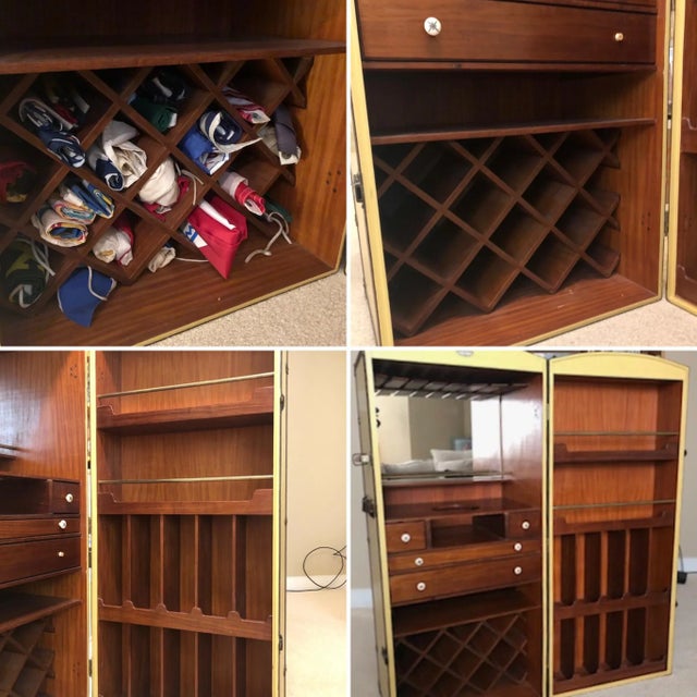 Vintage Steamer Trunk Bar Chairish