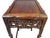 Early 20th Century Floral Bamboo Design Carved Rosewood Side Table - Plant Stand For Sale - Image 6 of 16