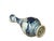 Blue 6" Oriental Blue White Scenery Graphic Small Porcelain Art Vase For Sale - Image 8 of 9