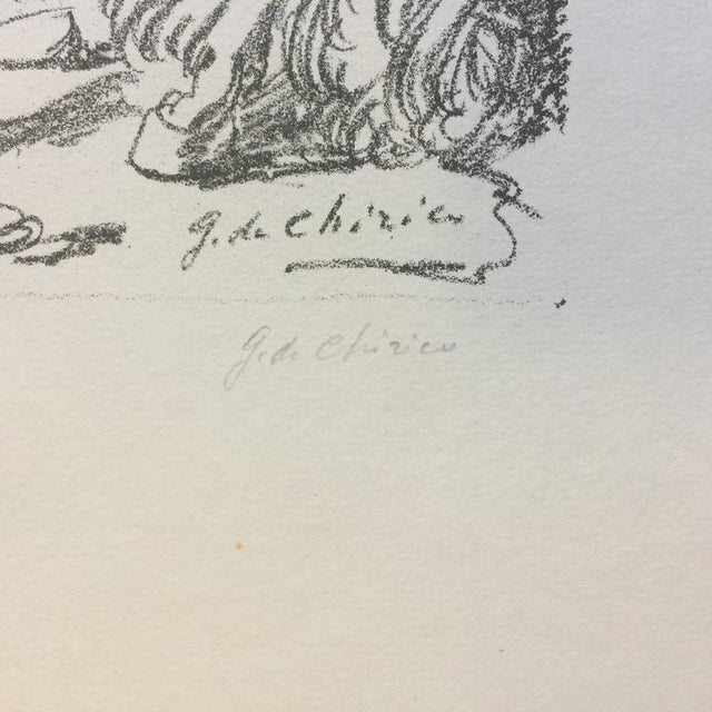 Giorgio De Chirico, Ippolito Lithograph Edition of 121, 1940s, Lithograph For Sale - Image 6 of 7