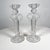 Art Deco Pair Crystal Candle Holders Scalloped Fleur De Lis Austria For Sale - Image 12 of 12