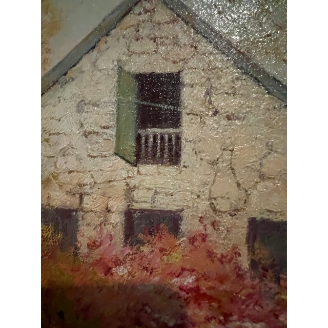 Beautiful original oil on canvas painted and signed by Texas artist Robert Wood. No blemishes. This is an autum scene with...