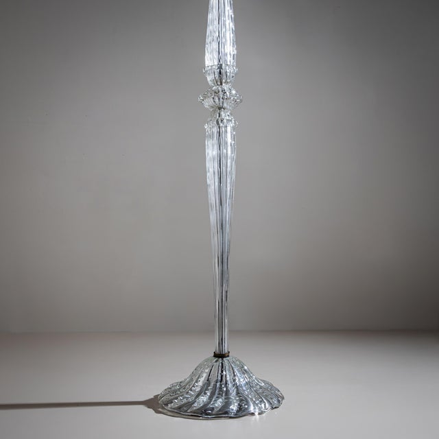 1940s 1940s Attributed to Barovier & Toso Floor Lamp For Sale - Image 5 of 7