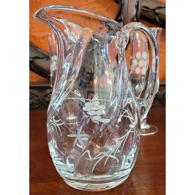 Duiske Irish Hand Cut Glassware Set For Sale In Dallas - Image 6 of 11