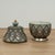 Pair of Vintage Moroccan Terra Cotta and Metal Lidded Urns For Sale - Image 13 of 16
