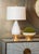 Add shine to your table with this white glazed euroceramic centerpiece bowl with metallic gold leaf. This exquisite...