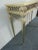 Metal Italian Florentine Silver Gilt Console Table For Sale - Image 7 of 9
