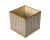 Mid-Century Italian Cubic Brass and Chromed Metal Newspaper Rack, 1970s For Sale - Image 4 of 18