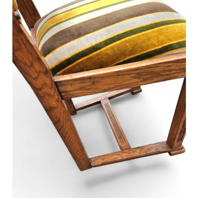 Wood Swedish Grace Neoclassic Dining Chairs in Oak, Set of 4 For Sale - Image 7 of 18