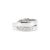 Early 21st Century Ladies Cartier Paris Nouvelle Vague 18k White Gold Diamond Crossover Band Ring, Size 6 For Sale - Image 5 of 9