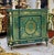Make a grand statement with this Monumental Louis XVI Style Commode Cabinet, finished in a rich emerald bottle green tone...