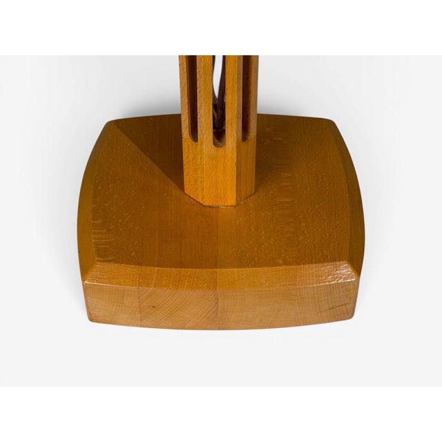 Swedish Modern, Large Table Lamp, Lacquered Pine, Sweden, 1970s For Sale - Image 10 of 14