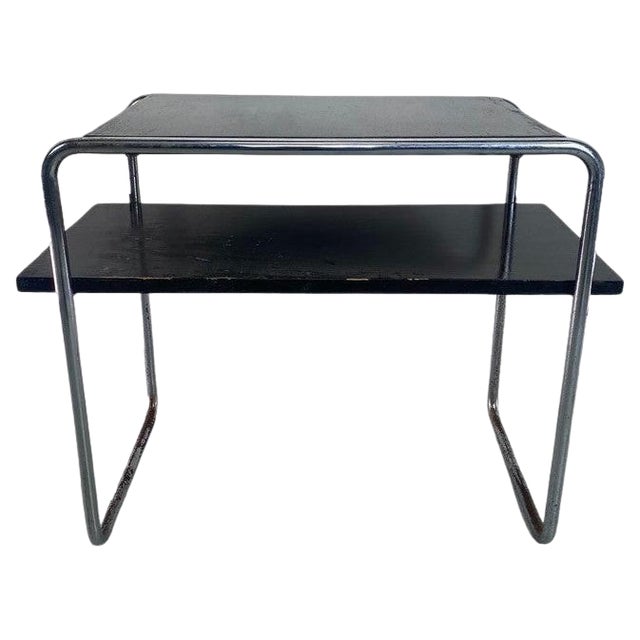 Bauhaus Side Table B12 attributed to Marcel Breuer for Thonet, 1930s For Sale