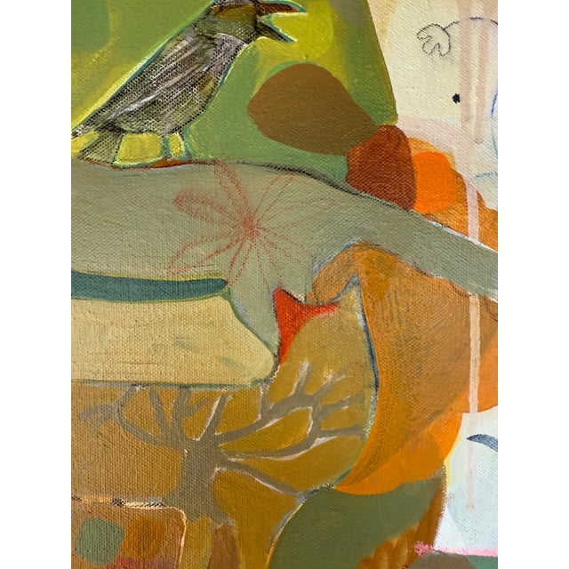 White "Celebrate Canids" a Painting of Wild Canines by LWren Walraven For Sale - Image 8 of 10