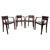 Vintage Art Deco Armchairs, 1920s, Set of 4 For Sale - Image 10 of 10