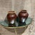 Modern Art Pottery Two Vases Woven Cane For Sale - Image 10 of 13