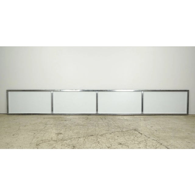 Newly Made Reclaimed Weschler Barber Shop Aluminum Movie Prop Sign For Sale - Image 6 of 8