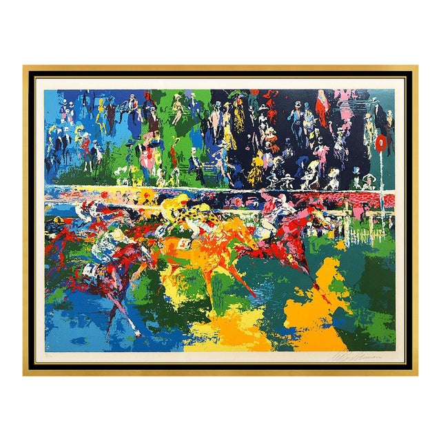 1970s Ascot Finish, LeRoy Neiman For Sale