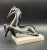 This elegant horse sculpture combines striking modernity with an art-historical reference to classical modernism. Designed...