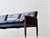 Mid-Century Sofa in Rosewood and Black Cowhide Leather by Hans Olsen for Vatne Møbler For Sale - Image 10 of 18