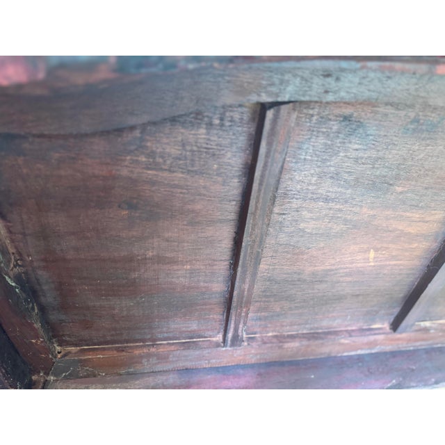 Chinese Carved Hardwood Dragon Settee With Three Dali Dreamstone Marble Panels, Mid-20th Century For Sale - Image 12 of 12