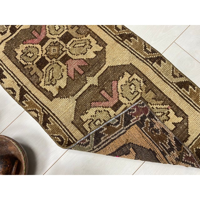 Vintage Anatolian Small Rug For Sale - Image 4 of 5