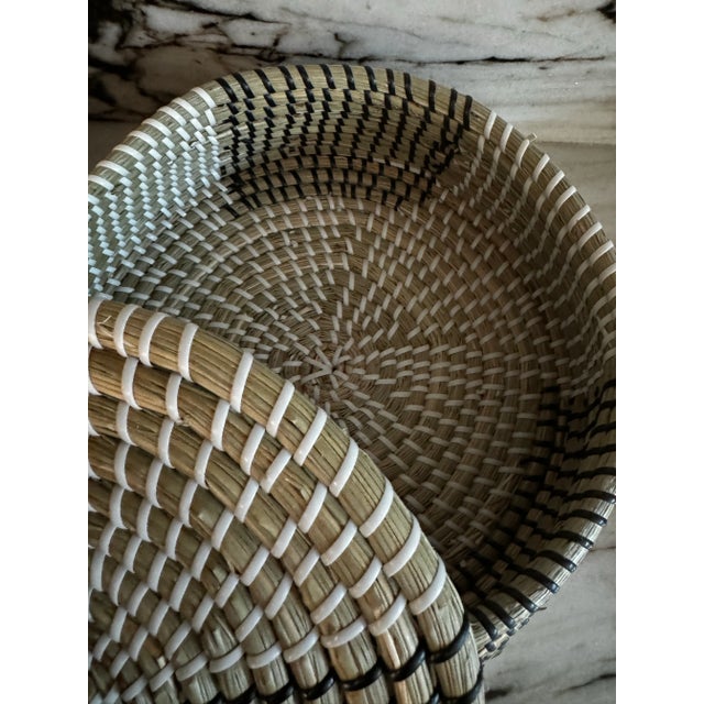 Tribal Handmade Organic Grass Rustic Boxes For Sale - Image 3 of 5