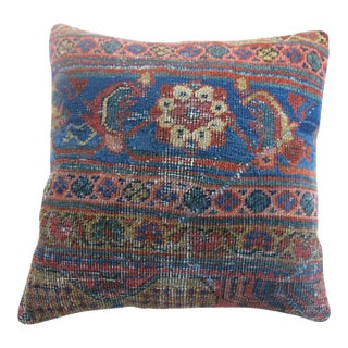 Early 20th Century Traditional Mahal Rug Pillow For Sale