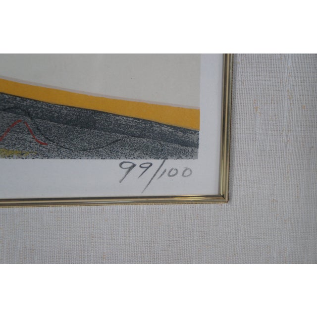 1986 Orlando Agudelo-Botero "Silent Passions" Signed Serigraph Abstract Figure For Sale - Image 9 of 13