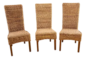 Wicker Chairs, 1970s, Set of 3