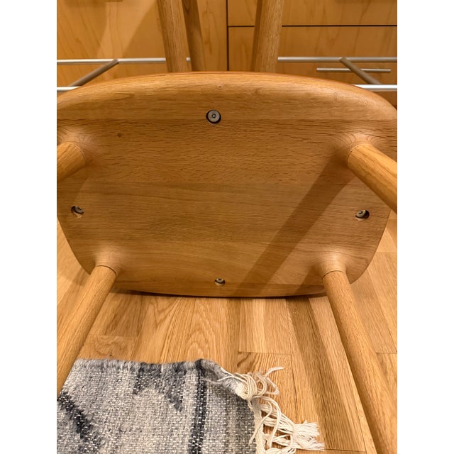 Møbel Copenhagen Cuba Bar Stools – Set of 3 – Solid Oak & Leather – Excellent Condition For Sale - Image 13 of 17