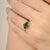 Not Yet Made - Made To Order 14k Solid Gold Emerald Ruby Past Present Future Ring Size 6 For Sale - Image 5 of 15